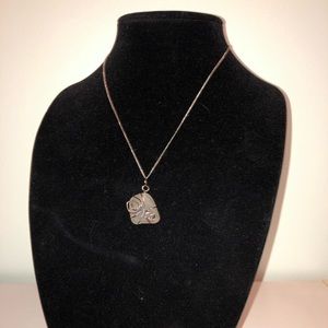 Clear Handmade Beach Glass Necklace